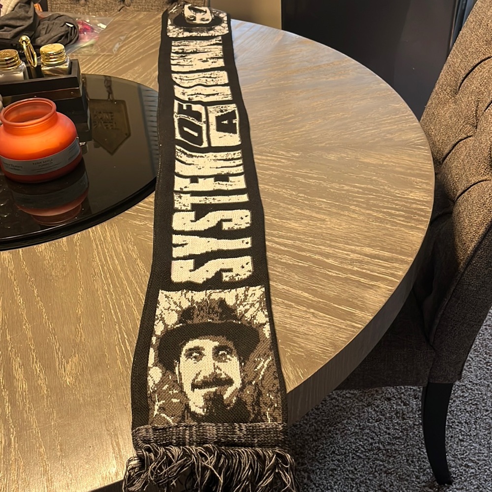 NWOT Scarf - System of a Down with Surge Face